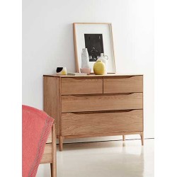 Ercol Rimini 3283 4 drawer low wide chest - IN STOCK AND AVAILABLE 