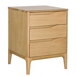 Ercol Rimini 3282 3 drawer bedside cabinet  - FREE LOVE TO SHOP VOUCHERS FOR ALL ORDERS PLACED THIS MONTH. 