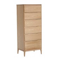 Ercol Rimini 3285 6 drawer tall chest - IN STOCK & AVAILABLE WITH FREE DELIVERY - FREE LOVE TO SHOP VOUCHERS FOR ALL ORDERS PLACED THIS MONTH. 