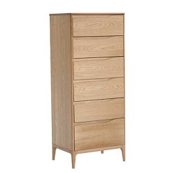 Ercol Rimini 3285 6 drawer tall chest - IN STOCK & AVAILABLE WITH FREE DELIVERY - FREE LOVE TO SHOP VOUCHERS FOR ALL ORDERS PLACED THIS MONTH. 