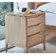 Ercol Rimini 3282 3 drawer bedside cabinet - IN STOCK AND AVAILABLE