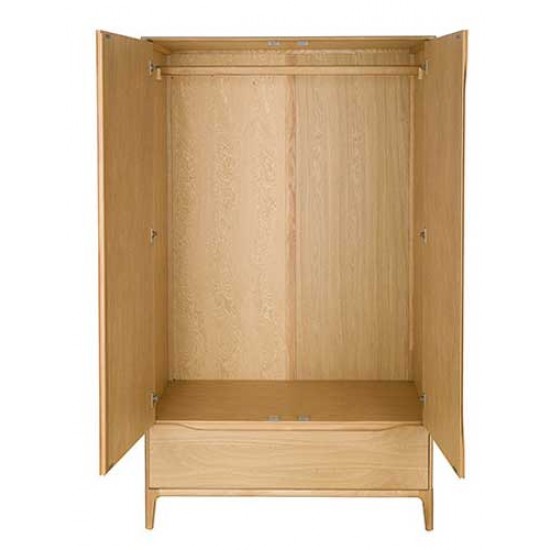 Ercol Rimini 3286 2 door wardrobe - IN STOCK AND AVAILABLE