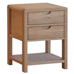 Ercol Bosco 1368 2 Drawer Bedside Cabinet - IN STOCK AND AVAILABLE WITH FREE DELIVERY - SPRING PROMO PRICE - ENDS 26th MAY! - FREE LOVE TO SHOP VOUCHERS FOR ALL ORDERS PLACED THIS MONTH. 