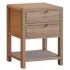 Ercol Bosco 1368 2 Drawer Bedside Cabinet - IN STOCK AND AVAILABLE