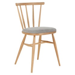Ercol 4340 Heritage Chair - Quick delivery in DM (light shade) with wooden seats - FREE LOVE TO SHOP VOUCHERS FOR ALL ORDERS PLACED THIS MONTH. 