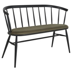 Ercol 4342 Heritage Loveseat - Quick delivery in DM (light shade) with wooden seats - FREE LOVE TO SHOP VOUCHERS FOR ALL ORDERS PLACED THIS MONTH. 
