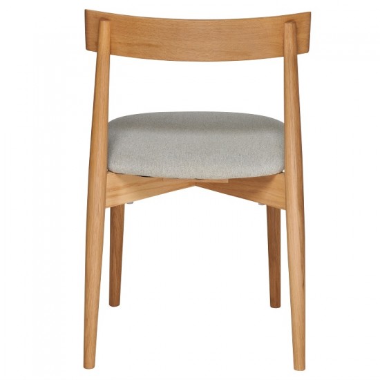 4551 Ava Chair Upholstered - Oak