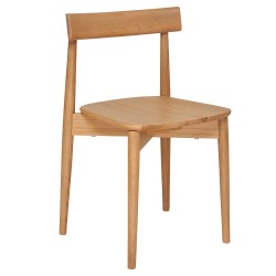 4550 Ava Chair Wooden Seat - Oak - FREE LOVE TO SHOP VOUCHERS FOR ALL ORDERS PLACED THIS MONTH. 