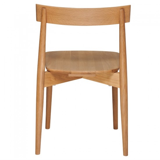 4550 Ava Chair Wooden Seat - Oak