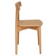 4550 Ava Chair Wooden Seat - Oak