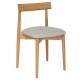 4551 Ava Chair Upholstered - Oak