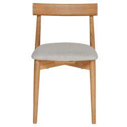 4551 Ava Chair Upholstered - Oak