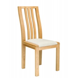 Ercol Bosco 1383 Dining Chair with Cream Fabric Seat - IN STOCK AND AVAILABLE