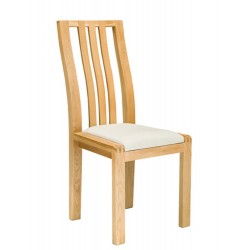 Ercol Bosco 1383 Dining Chair with Cream Fabric Seat