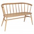 Ercol 4342 Heritage Loveseat - Quick delivery in DM (light shade) with wooden seats - FREE LOVE TO SHOP VOUCHERS FOR ALL ORDERS PLACED ON THIS COLLECTION