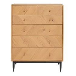 Ercol 4187 Monza 6 Drawer Tall Wide Chest - IN STOCK AND AVAILABLE