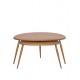 Ercol Furniture 7356G pebble coffee table nest 