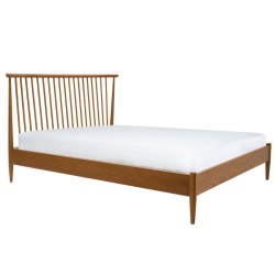 Ercol Salina 2101 Kingsize Spindle Headboard Bed - 5' - Vintage OG finish- IN STOCK AND AVAILABLE WITH FREE DELIVERY & ASSEMBLY - AUTUMN 2025 PROMO PRICE!