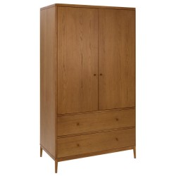 Ercol Salina 2102 Two Door Wardrobe - Vintage OG finish