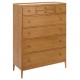 Ercol Salina 2103 Eight Drawer Tall Chest - Vintage OG finish- IN STOCK AND AVAILABLE WITH FREE DELIVERY Ercol Salina 2103 Eight Drawer Tall Chest - Vintage OG finish- IN STOCK AND AVAILABLE WITH FREE DELIVERY