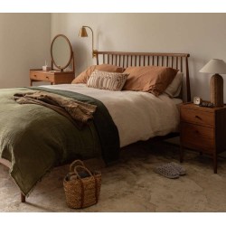 Ercol Salina 2100 Double Spindle Headboard Bed - 4' 6" - Vintage OG finish - AUTUMN 2025 PROMO PRICE!