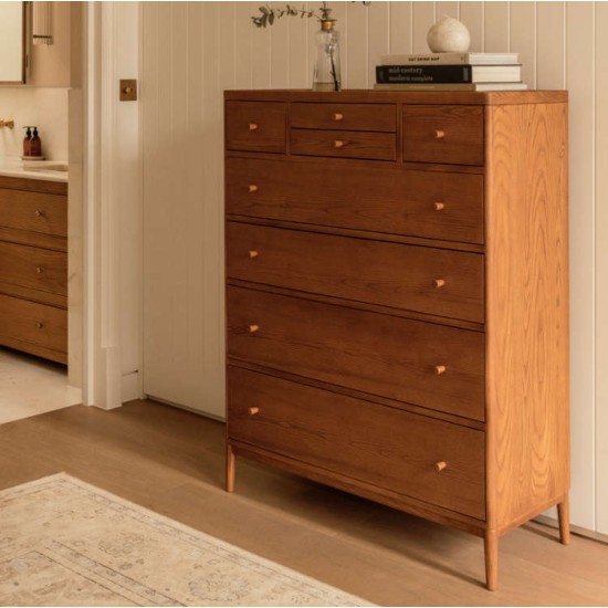 Ercol Salina 2103 Eight Drawer Tall Chest - Vintage OG finish- IN STOCK AND AVAILABLE WITH FREE DELIVERY Ercol Salina 2103 Eight Drawer Tall Chest - Vintage OG finish- IN STOCK AND AVAILABLE WITH FREE DELIVERY
