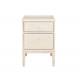 Ercol Salina 3885 Two Drawer Bedside Cabinet - IN STOCK AND AVAILABLE WITH FREE DELIVERY - REDUCED PRICE CLEARANCE ITEM.