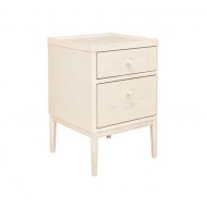 Ercol Salina 3885 Two Drawer Bedside Cabinet - IN STOCK AND AVAILABLE WITH FREE DELIVERY - REDUCED PRICE CLEARANCE ITEM.
