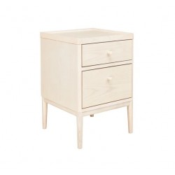 Ercol Salina 3885 Two Drawer Bedside Cabinet - IN STOCK AND AVAILABLE WITH FREE DELIVERY - REDUCED PRICE CLEARANCE ITEM.