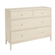 Ercol Salina 3894 4 Drawer Wide Chest - IN STOCK AND AVAILABLE WITH FREE DELIVERY - REDUCED PRICE CLEARANCE ITEM.