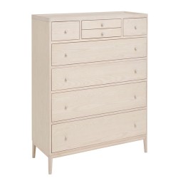 Ercol Salina 3896 8 Drawer Chest - IN STOCK AND AVAILABLE WITH FREE DELIVERY - REDUCED PRICE CLEARANCE ITEM.