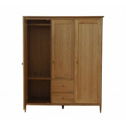 Ercol Teramo 2687 3 Door Wardrobe  - FREE LOVE TO SHOP VOUCHERS FOR ALL ORDERS PLACED THIS MONTH. 