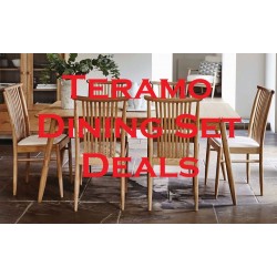 Ercol Teramo Dining Set Deal - Configure your perfect Teramo dining suite!  - FREE LOVE TO SHOP VOUCHERS FOR ALL ORDERS PLACED THIS MONTH. 