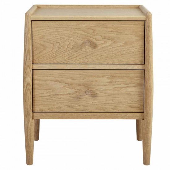 Ercol Winslow 4173 Two Drawer Bedside Chest - IN STOCK AND AVAILABLE - Promotional Price Until 27th June 2024!
