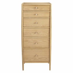 Ercol Winslow 4175 Six Drawer Tall Chest - IN STOCK AND AVAILABLE WITH FREE DELIVERY - FREE LOVE TO SHOP VOUCHERS FOR ALL ORDERS PLACED THIS MONTH. 