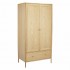 Ercol Winslow 4177 Two Door Wardrobe - IN STOCK AND AVAILABLE WITH FREE DELIVERY  - FREE LOVE TO SHOP VOUCHERS FOR ALL ORDERS PLACED THIS MONTH. 