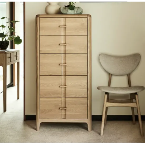 G Plan Cabinet Collection Maddison 5 Drawer Tall Chest