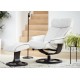 G Plan Bergen Ergoform Swivel Chair & Stool - Large Size