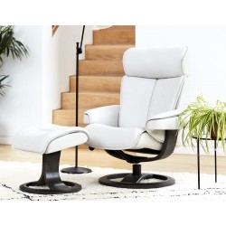 G Plan Bergen Ergoform Swivel Chair & Stool - Large Size