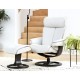 G Plan Bergen Ergoform Swivel Chair & Stool - Standard Size