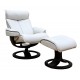 G Plan Bergen Ergoform Swivel Chair & Stool - Large Size
