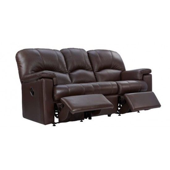 G Plan Chloe 3 Seater Manual Recliner Sofa Double