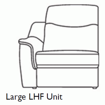 Modular Item - G Plan Firth Leather -Large LHF unit