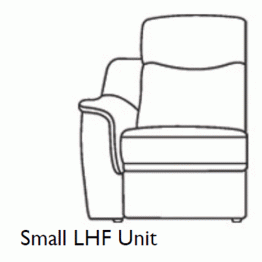 Modular Item - G Plan Firth Leather - Small LHF power recliner unit
