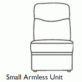 Modular Item - G Plan Firth Fabric - Small armless unit