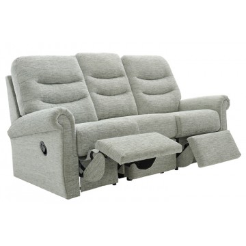 G Plan Holmes 3 Seater Manual Double Recliner Sofa