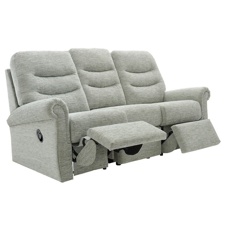Holmes 3 Seater Double Electric Recliner Sofa G Plan Upholstery
