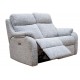 G Plan Kingsbury 2 Seater Power Recliner Sofa with Adjustable Headrest & Lumbar