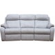 G Plan Kingsbury 3 Seater Power Recliner Curved Sofa with Adjustable Headrest & Lumbar