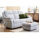 G Plan Kingsbury 3 Seater Power Recliner Sofa with Adjustable Headrest & Lumbar